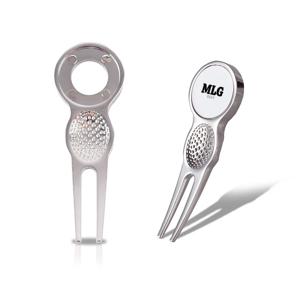 Custom Design Custom Logo Design Repair Tool Divot Tool Stainless Steel Golf Ball Marker