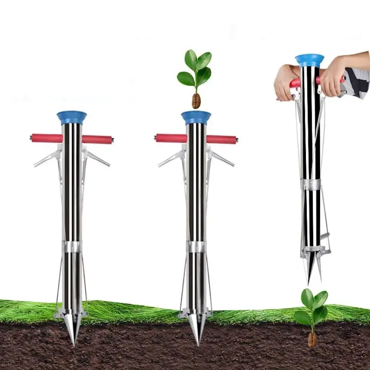 Agriculture Vegetables Seedling Transplanter Sorghum Grain Hand Push Onion Seeder Machine Home Use