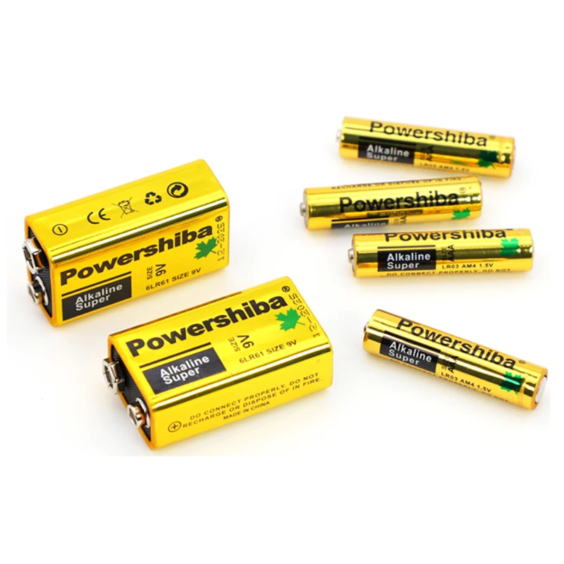 Mercury And Cadmium Free 1.5V LR03 No.7 Battery AAA Alkaline For Remote Control