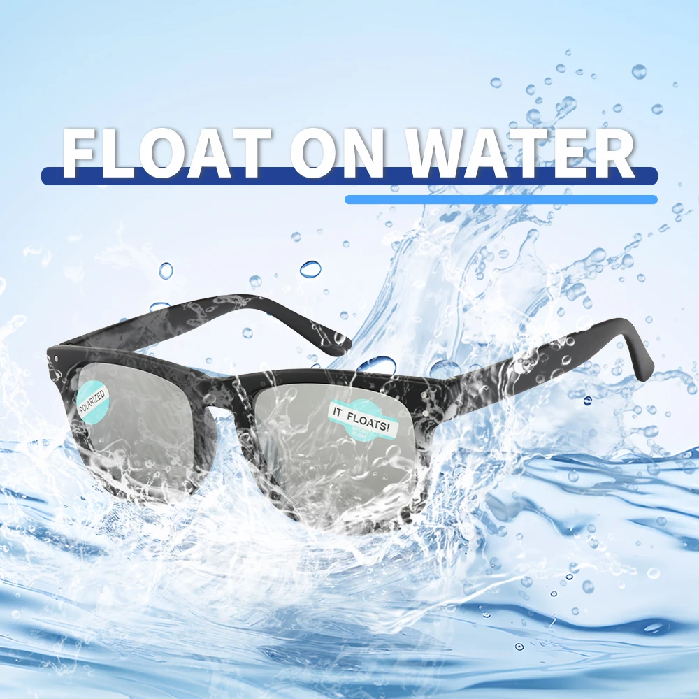 Polarized Sport Sunglasses Fishing Sunglasses UV400 - Ultra lightweight floating TAC lenses with anti seawater coating