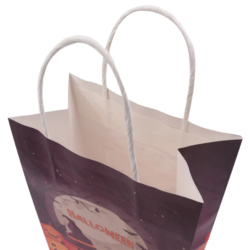 Personalize paper fashion customized printed gift carry paper kraft bag printer
