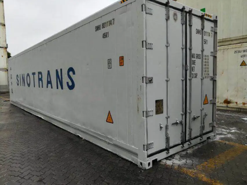 hot sale used cold container for fish to Africa