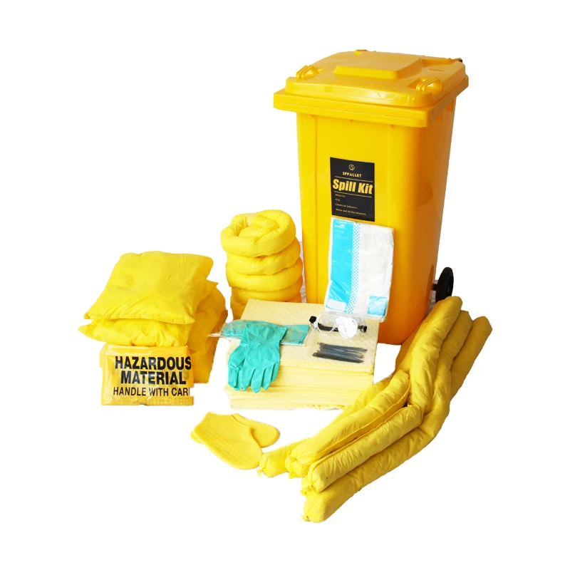 High Performance 240l Emergency General Purpose Absorbent Universal Spill Kits for Factory