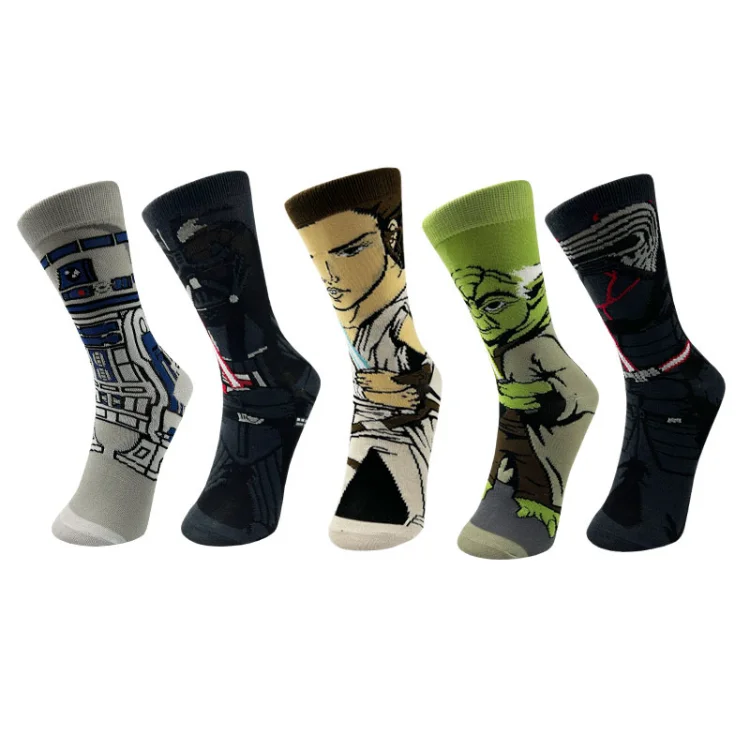 HY-2071 New Anime Cartoon Robot Movie Socks Men
