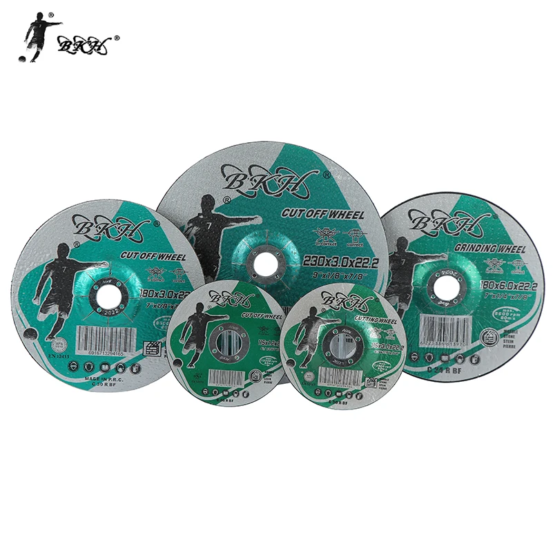 9 inch 230*3*22.2*mm BKH Brand Abrasive Grinding Cutting Disc Cut Off Wheel for Metal Stone Stainless Steel