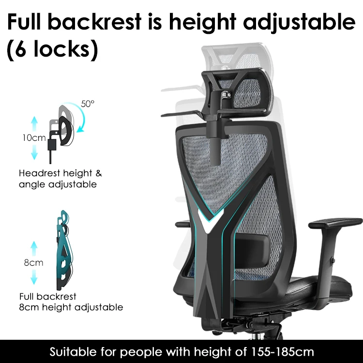 Executive Office Chair with Lumbar Support Arms Executive Judge Task chair Rolling Swivel PU Leather Chair