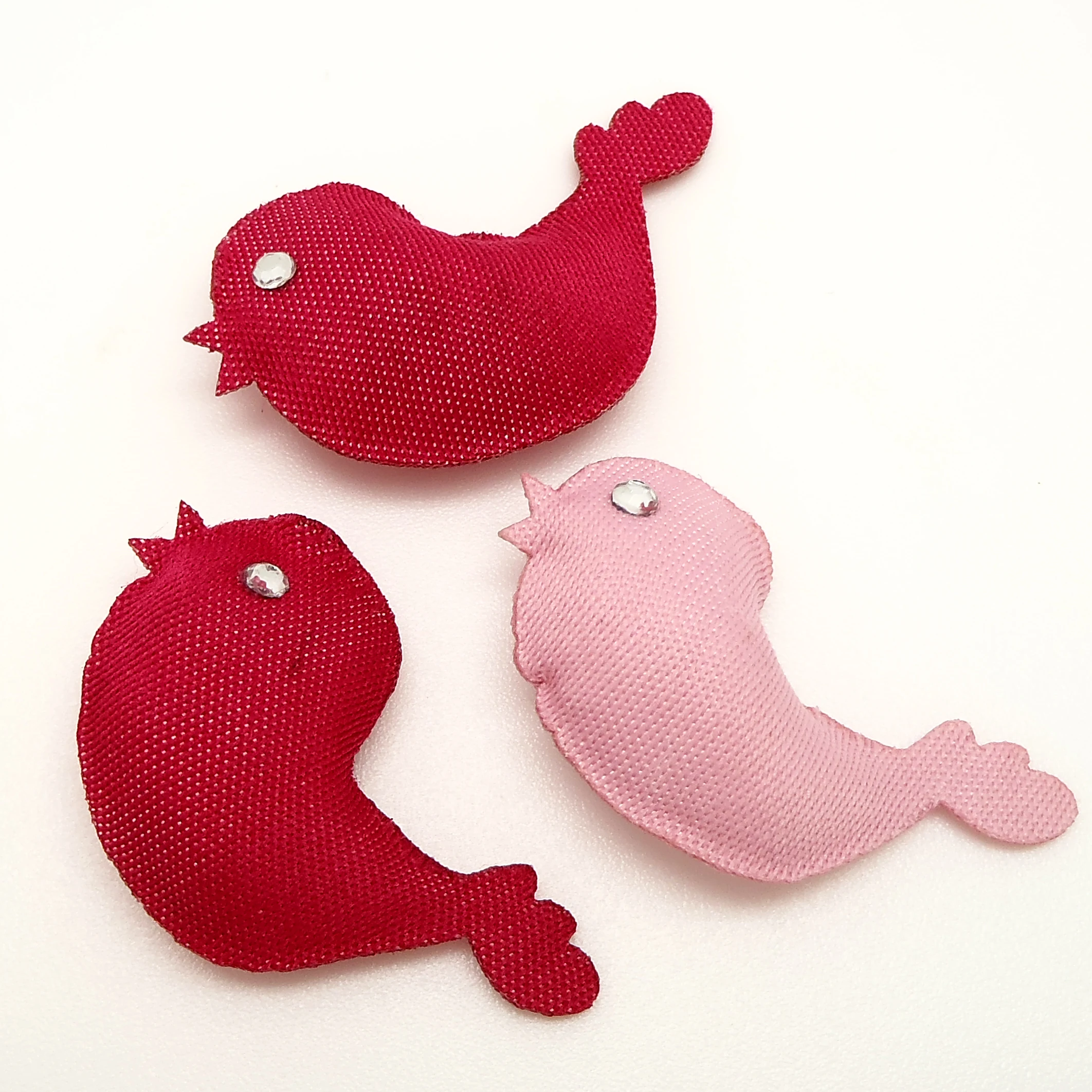 loveey Beauty collections Woven Tags With Filled Cotton Custom Brand Logo Embossed Garment Woven Fabric Label