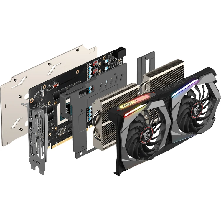Видеокарта MSI GeForce RTX 2060 SUPER GAMING X графическая карта 8 ГБ с двойным Frozr 7 термальный дизайн поддержка GDDR6 памяти GPU