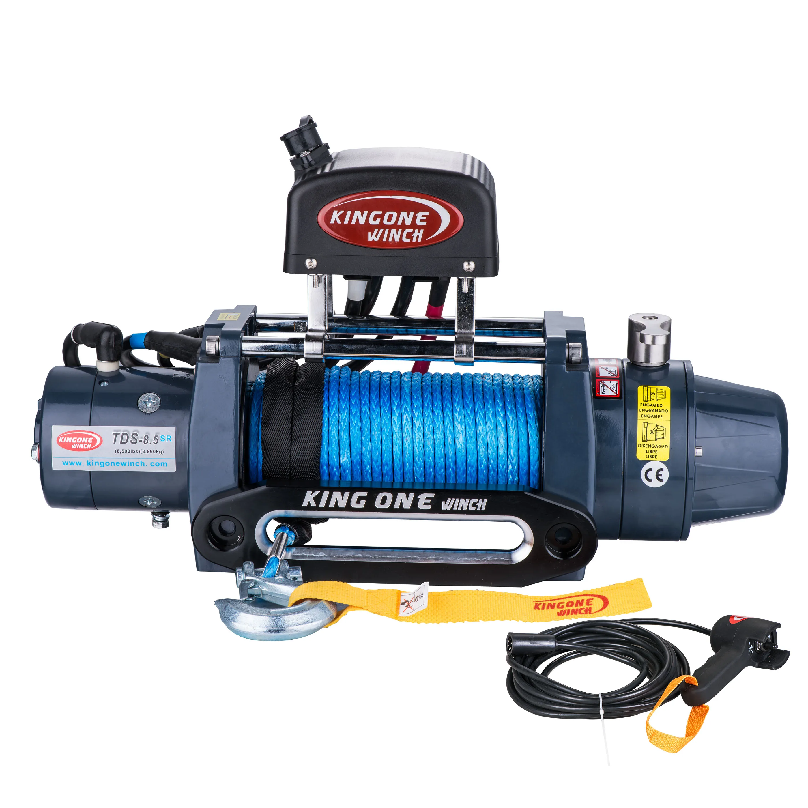 Kingone high quality handle controller hand switch for electric offroad winch