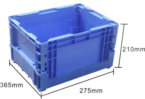 Plastic Durable Collapsable Stackable Crates