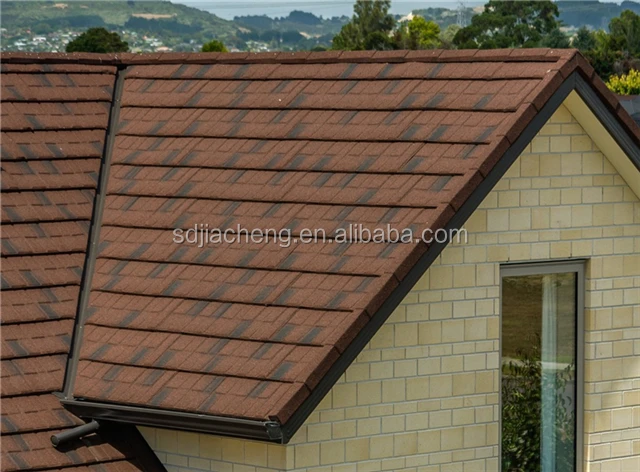 New Release Metal Shingles Sheet Roofing Milano Stone Coated Metal Roof Tile