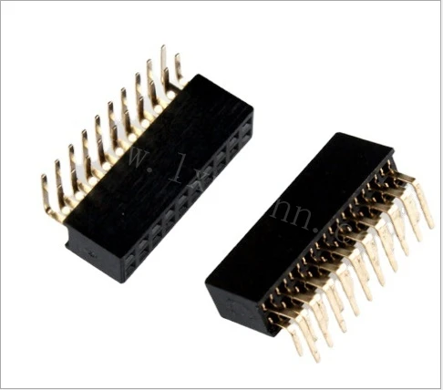Manufacturer pin header 2.54mm single row female header  2pin 3pin 4pin 40pin 50pin male board to board connector molex