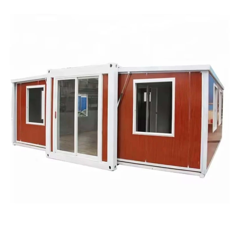 Double wing folding expansion room container mobile room