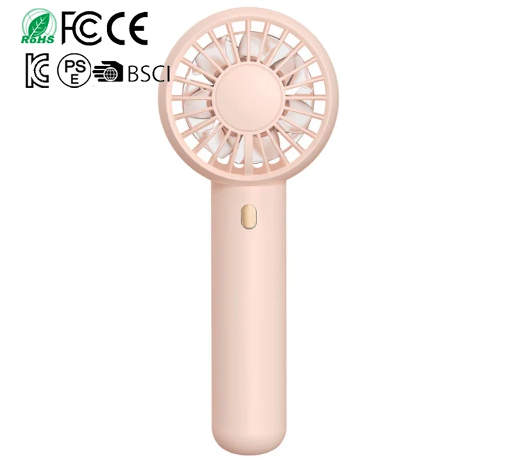 Portable Mini Table Top Cooling Handheld Fan Rechargeable USB Brushless Air Handy Fan