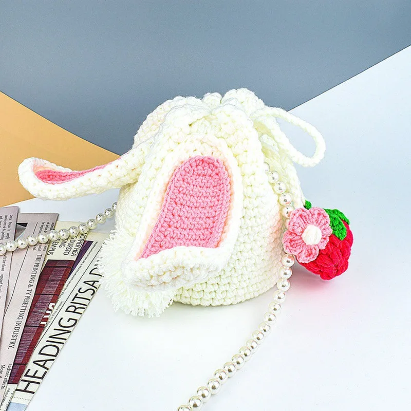 Factory Supply Tote Crochet Bag Knitted Beach Handmade Bag