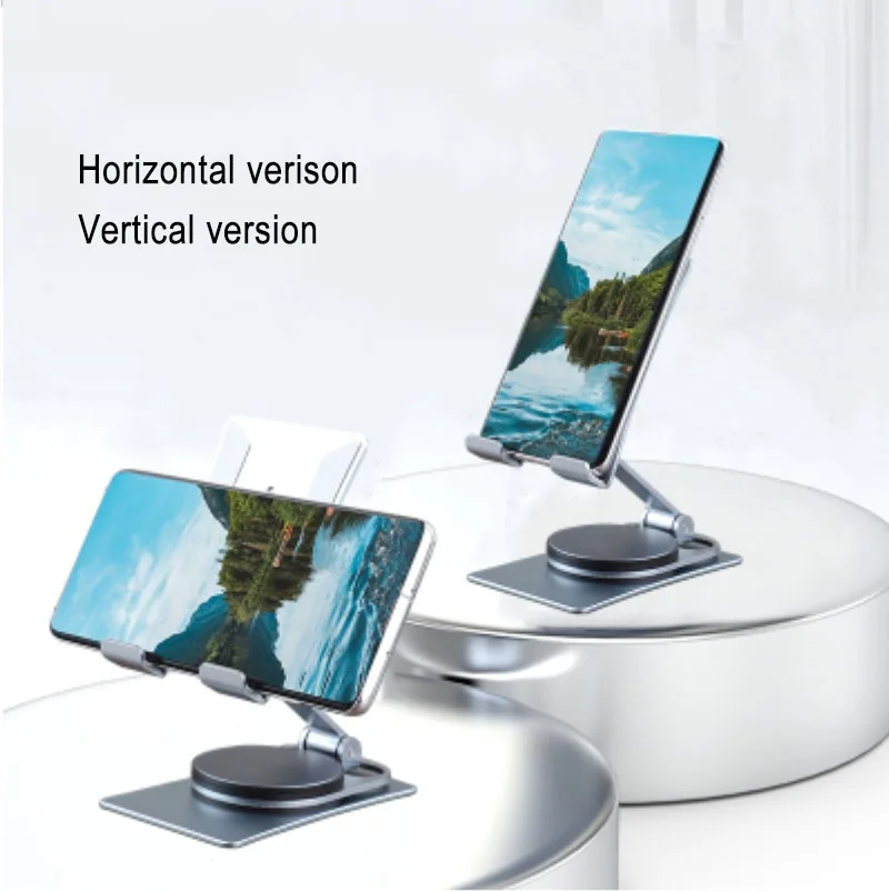Easy Adjustable Base 360 Rotatable Dual Fold ind Mobile Phone Stand Holder