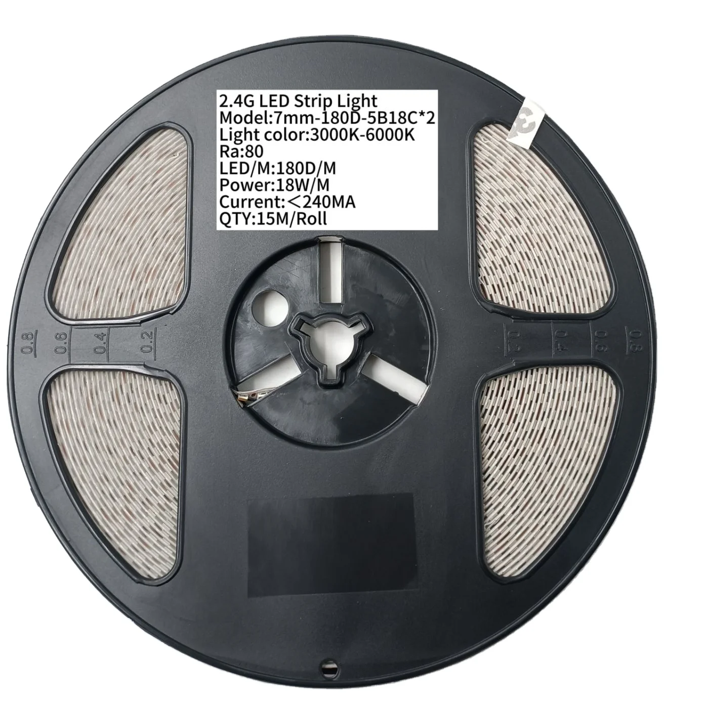 Hagood 2.4G Factory Price Good Quality LED Strip Light 110V/220V 7MM 180D Led Strip Light for Decoration Use with 2.4G Driver