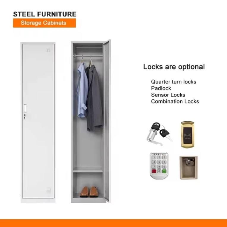 Hot Sale single Door Locker steel locker cabinet gym metal locker storage Cabinet  with price