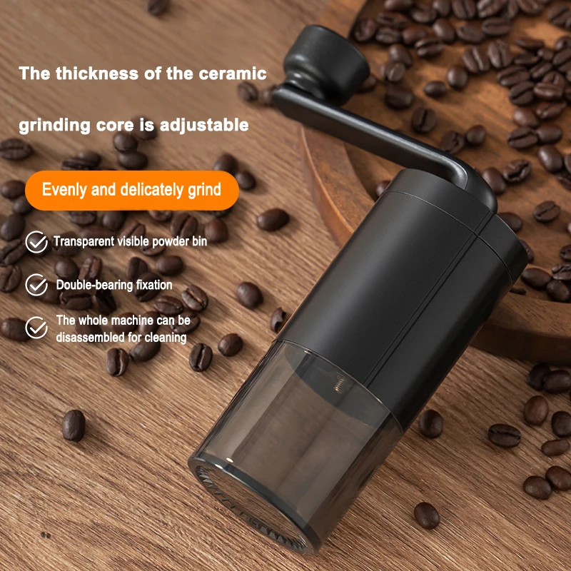 Small Manual Coffee Bean Grinding Machine Travel Outdoor Portable Household Mini Hand Coffee Grinder