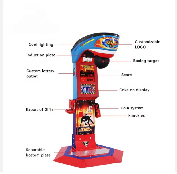 Dragon Fist Machine Explosive Models Arcade Machine Boxing Games Boxing Punch Machine For Game Center