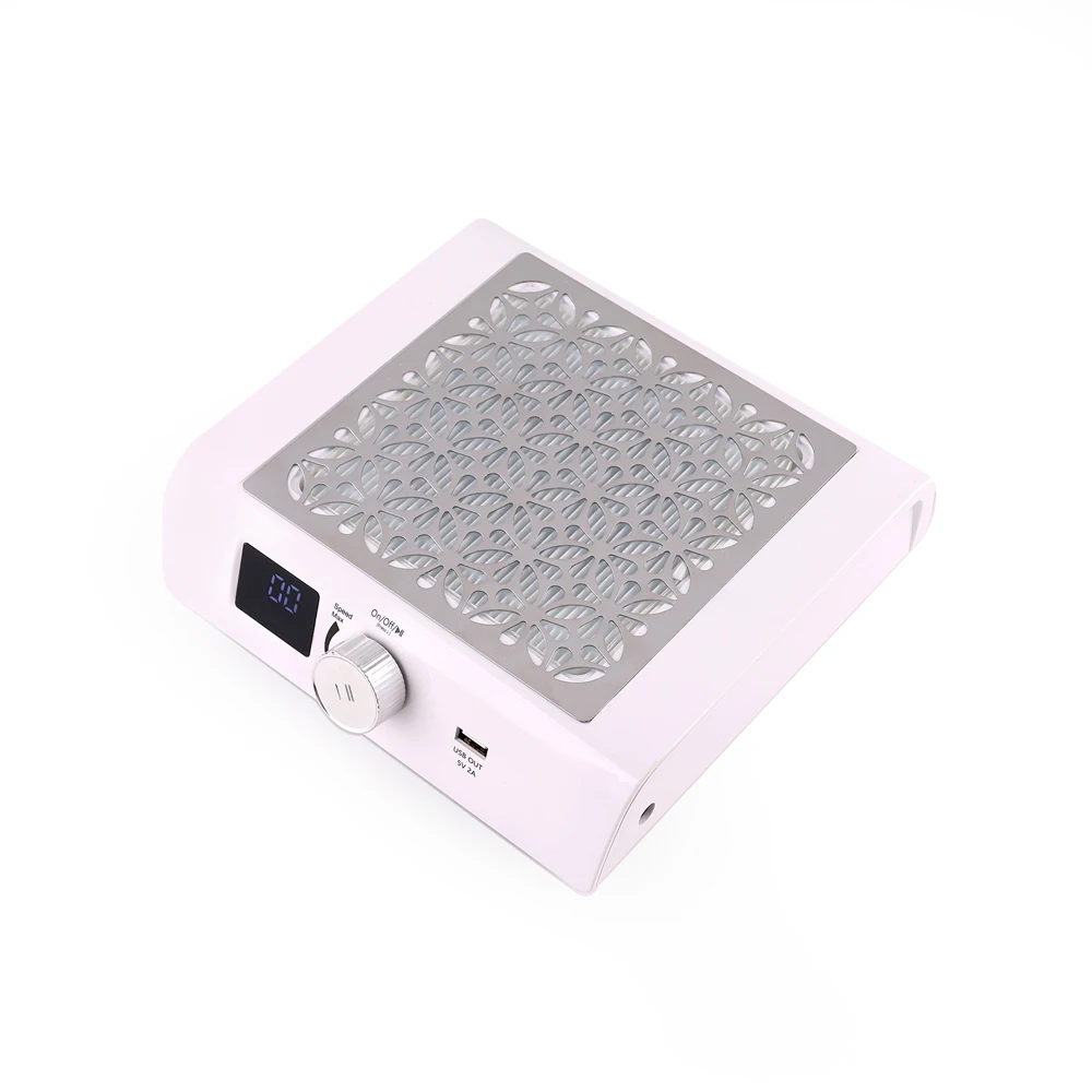 85w New Strong Power Brushless Motor Portable Cordless Nail Dust Collector Manicure Professional with Powerful Fan for Salon