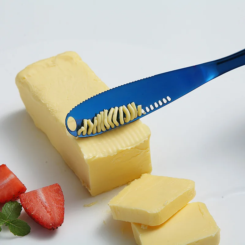 Butter Knife Stainless Steel Cutter With Hole Cheese Grater Bread Jam Cream Spreader