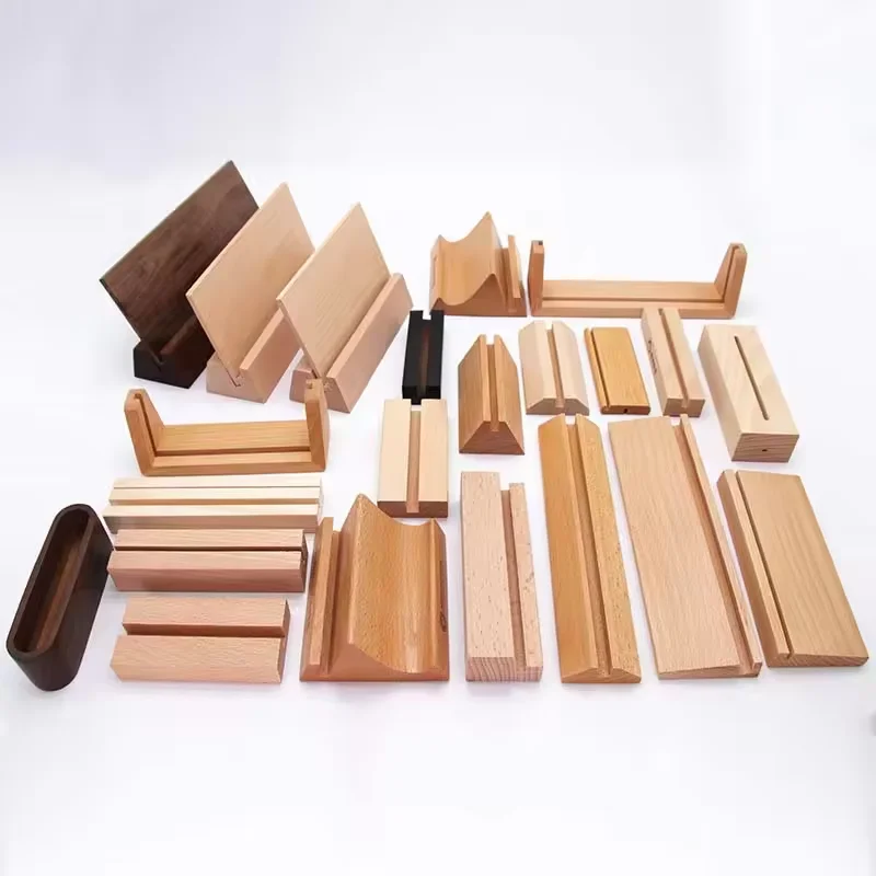 Customized Creative Beech Wooden Pine Crafts For Gift Calendar Photo Card Wood Crafts For Home Decoration Suitable For Bedroom