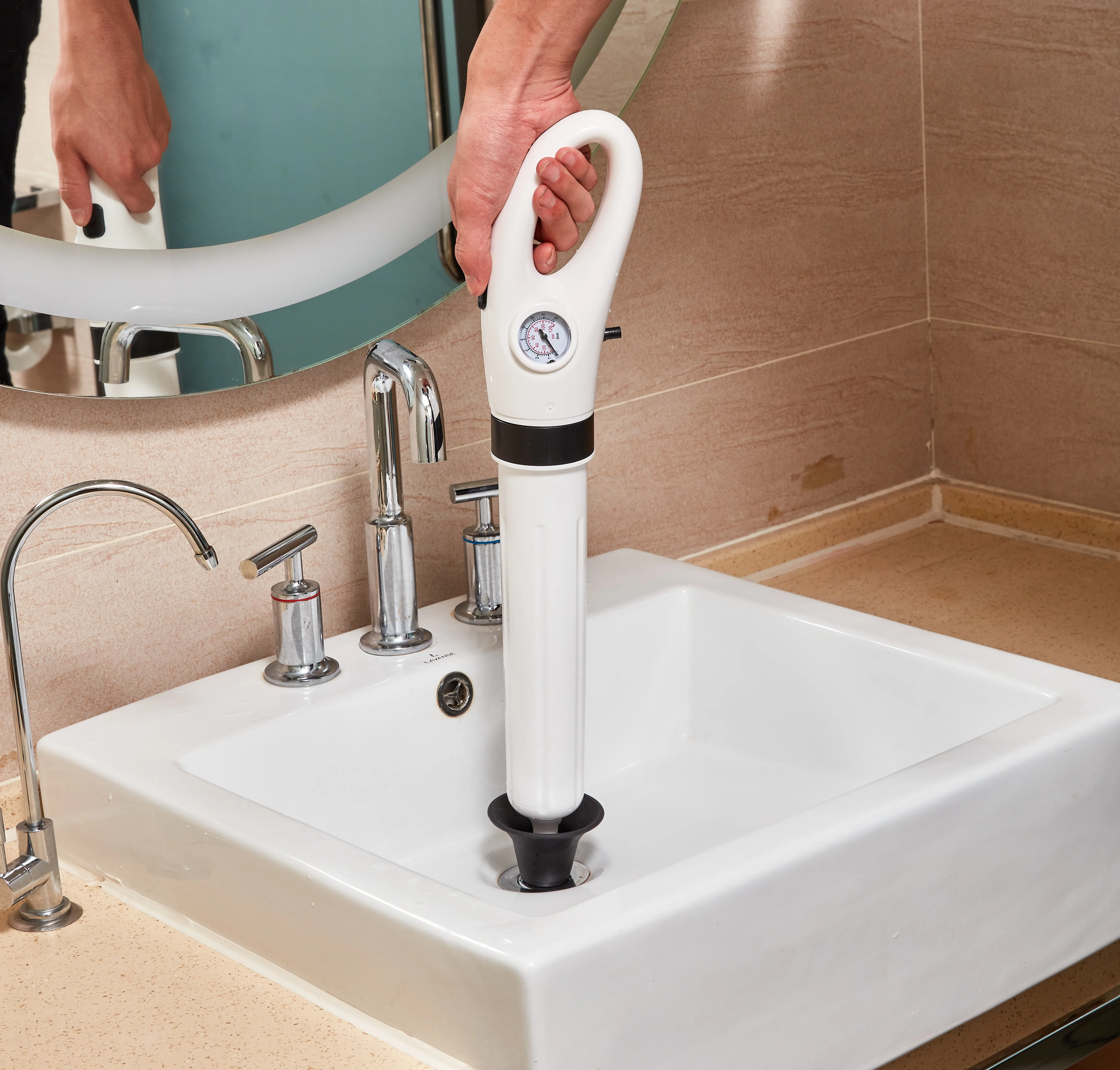Air Drain Blaster Sink Plunger Air Power Toilet Plunger Manual Pump Pipe Unblocker