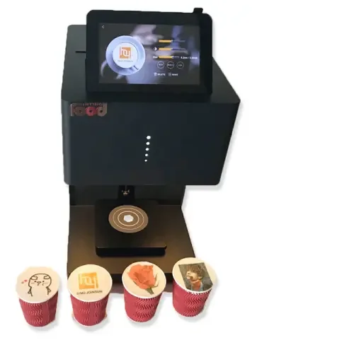 High quality Cake Printing Machine Factory Supply Easy Wifi Support Selfie Photo Latte Art Cake Coffee Printer Machine