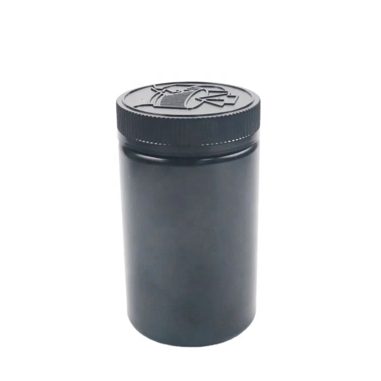 Wholesale 370ml 440ml diameter 70mm plastic round shape pill bottle with child proof cap plastic vials