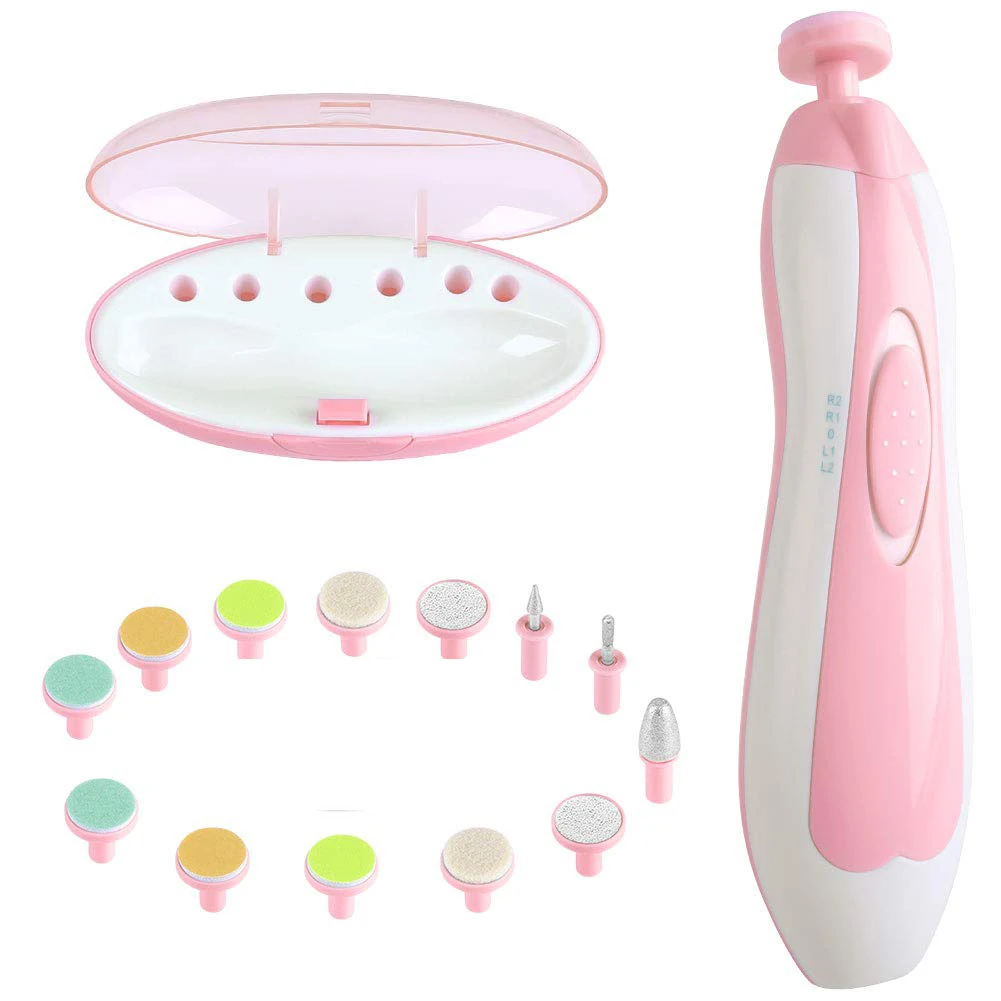 2022 amazon nail trimmer ingrown fingernail finger toe cuticle automatic electric baby nail clipper manicure set for children