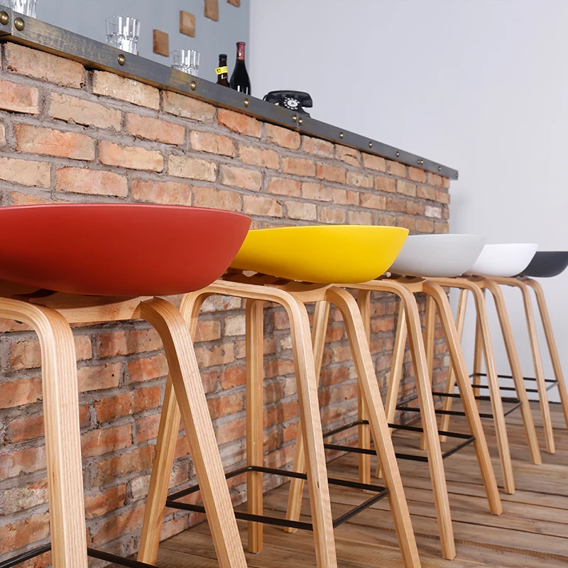 COMNENIR modern plastic acrylic gold luxury outdoor restaurant dining kitchen counter height bar stool