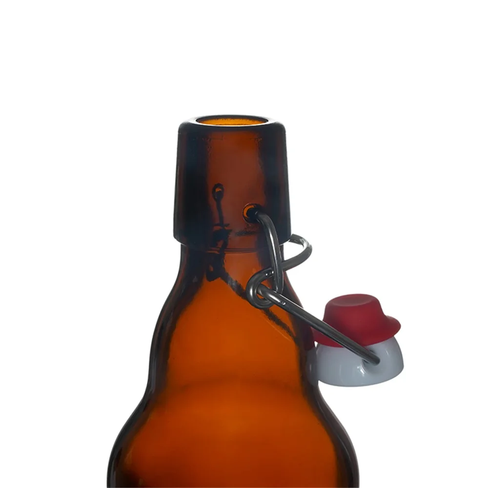 Berlin Packaging Beer Bottles 330ml Amber Glass Swing Top 500ml Glass Bottle of Green 250 Ml for Beer