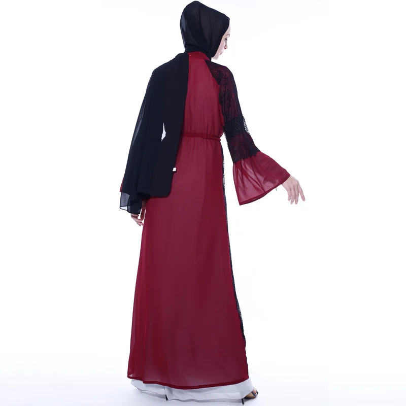 malaysia dubai turkey satin muslim dress for women abaya gulf collar pray islam clothing