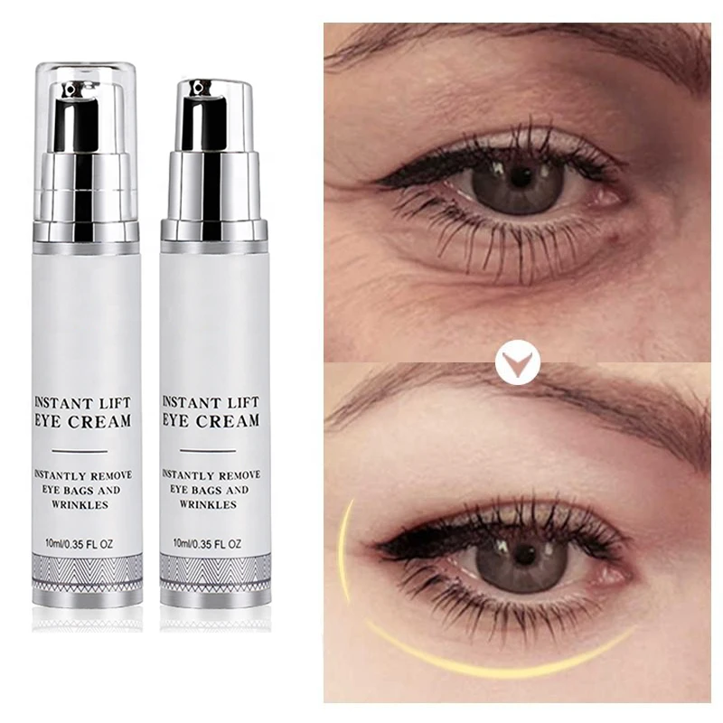 Free Sample Private Label Microcream Instant Reduces Wrinkles Eye Bags Ageless Lifting Firming Eye Cream