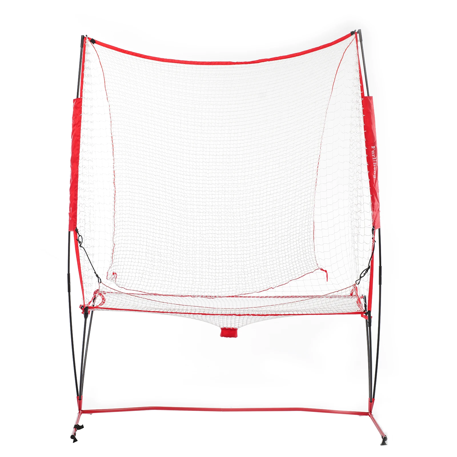 Furlihong NT01 Baseball & Tennis Ball Recycling System Net, 6 x 7ft, Portable polyester Net and Fiberglass Frame