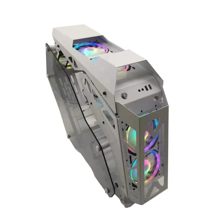 
oem big led rgb fan pc computer case 
