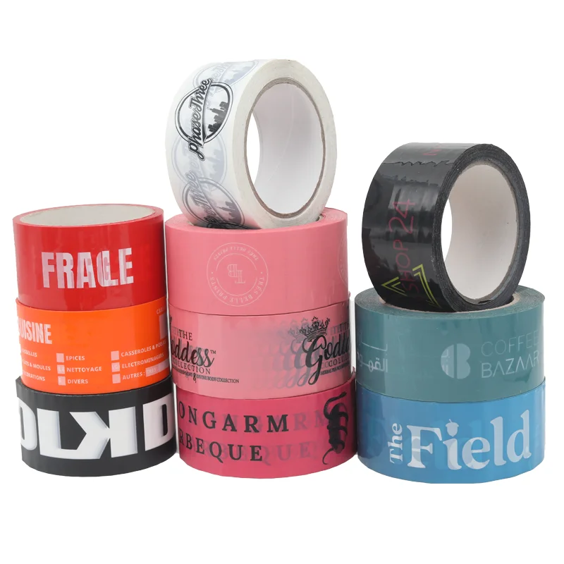 Carton Sealing plastic tape cinta de embalaje design printed bopp adhesive tape