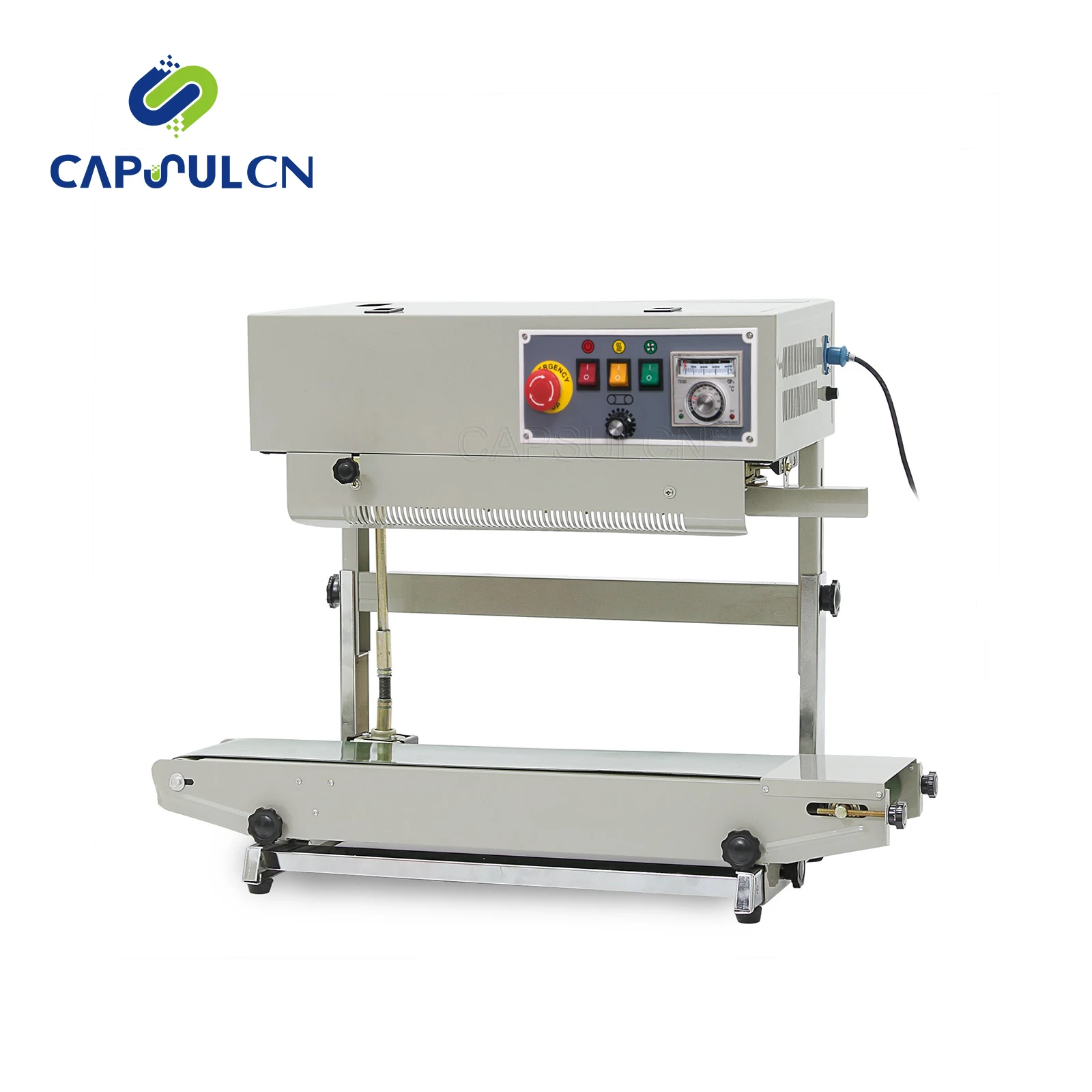 Industrial continuous band sealer plastic bag soild ink sealing machine ,expanded food band sealer