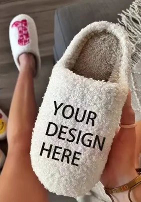 Cute cow fuzzy Slippers Animal Print Cute Pig Shark Cow Fur Slides warm Slippers Cow face heart plush slippers