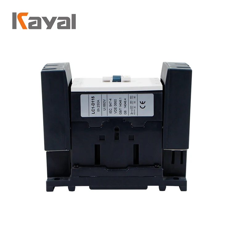 WenZhou Factory Price Free Sample! LC1 D115A CJX2 -D115 380v AC Magnetic Contactor Competitive Price with CE Certification