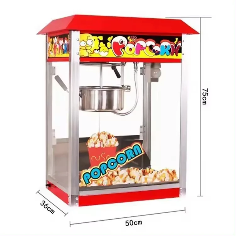 2024 china Hot Salecommercial automatic popcorn machine stainless steel popcon maker sell
