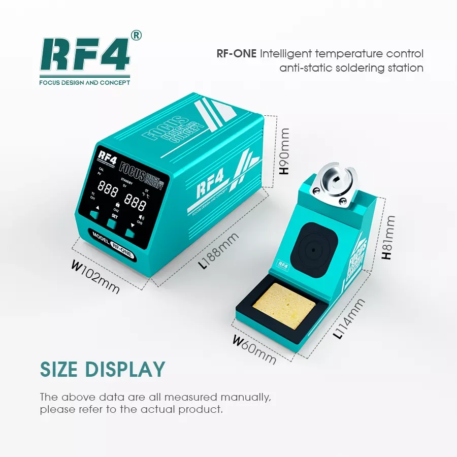 RF4 Intelligent Soldering Iron BGA PCB SMD Rework Station Handle Soldering Station For Motherboard Repair And Electronic Welding