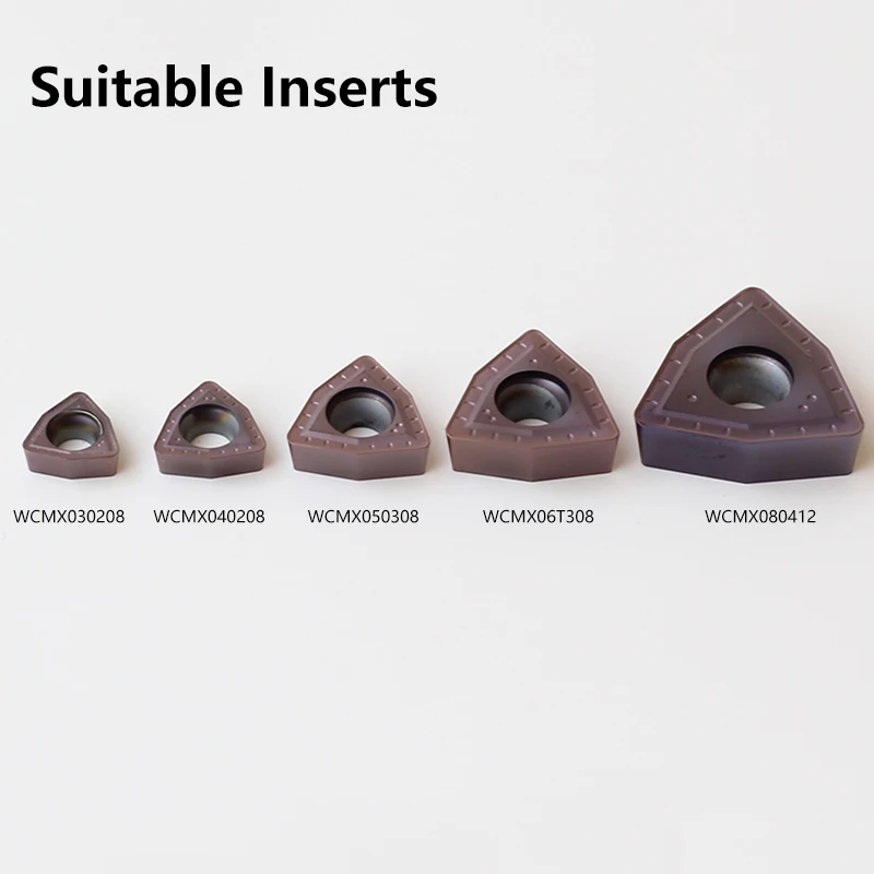 U-Drill Quick Drill Universal Cnc Peach Cutting Insert Wcmt040208 Carbide Inserst