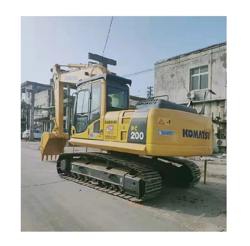 High efficiency construction equipment Japan used  PC200 excavator machine used komatsu excavator komatsu PC200-8 used excavator