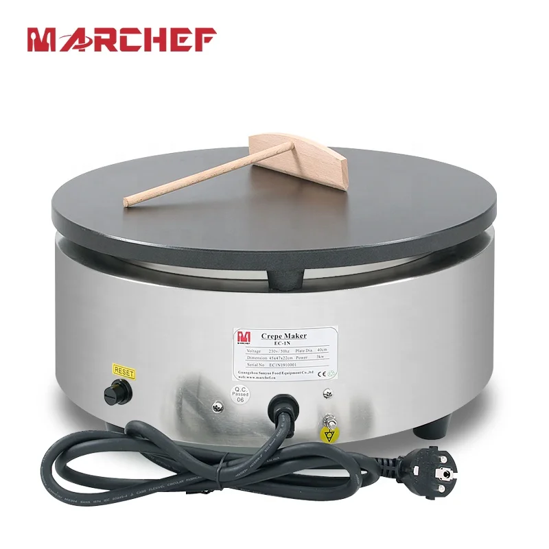 CE crepe maker electric commercial counter top Commercial Non Stick industrial Electric Crepe Maker