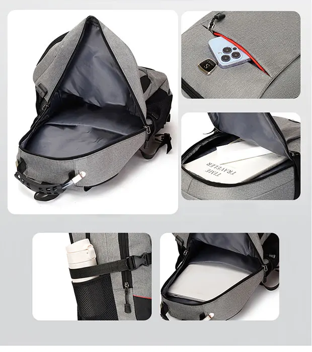 fashion style computer cases 15.6 inch stylish notebook toploader laptop portable backpack with coded lock black racing bag