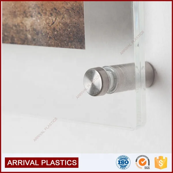 Wall Mount Acrylic Hanging Floating Photo Frame