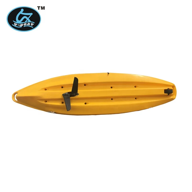 10.5ft hot sale professional plastic one-seater flexible fin&pedal drive fishing kayak&kajak&canoe&boat