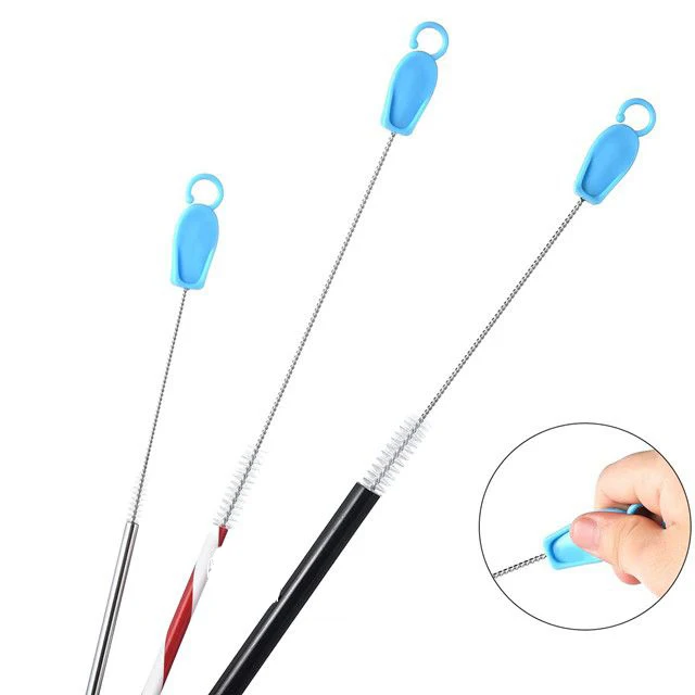 Top Quality Blue Soft Plastic, Metal, Nylon Straw Wheat Cleaning Brush